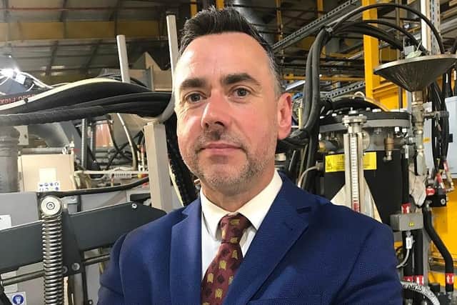 Jason Lippitt, managing director of of Chesterfield's Blachford UK, has offered to help in the national coronavirus battle.