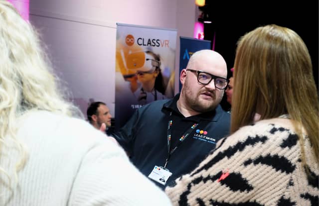 Dan Houghton from L.E.A.D. IT Services at a MEET event
