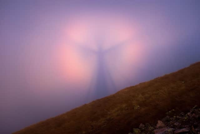 Mr Staniforth realised that what he had seen was ‘Brocken Spectre’, a rare weather occurrence which can be seen only in very specific conditions. Picture by Adobe stock.