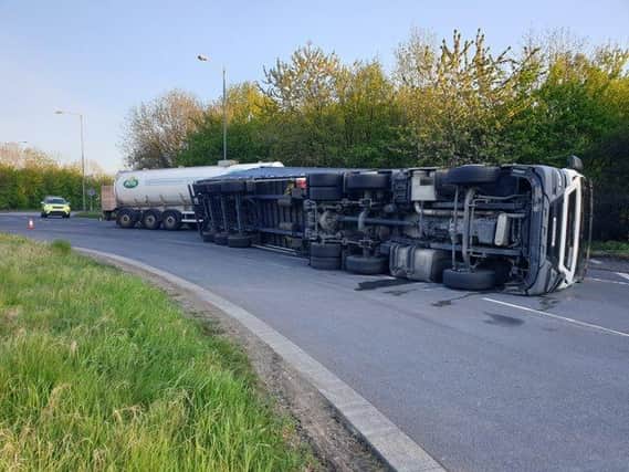 Lorry crash