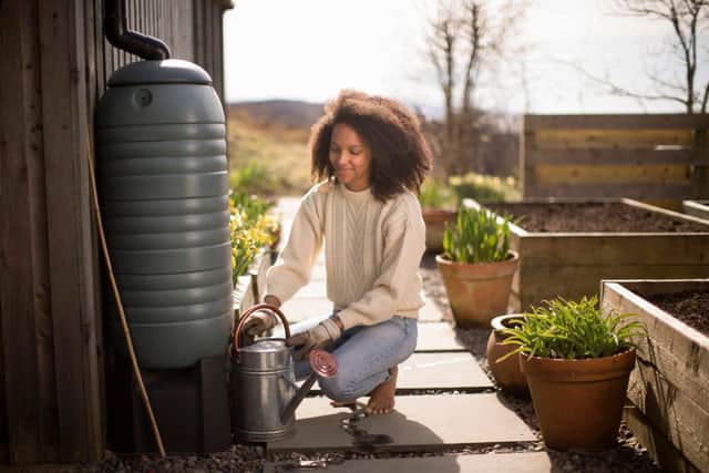 Water butts can help to save money and prevent flooding