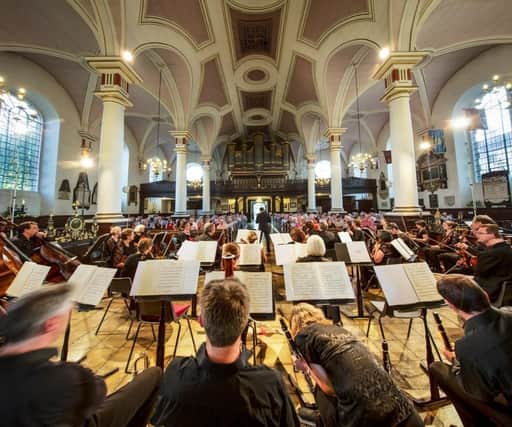Sinfonia Viva playing in Derby Cathedral