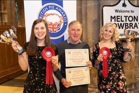 Pepper’s Cottage Bakery were recognised for the quality of their pies. 
Credit: Martin Elliott-MEPICS