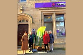 MP Sarah Dines and local councillors are campaigning against the closure of NatWest bank in Bakewell.