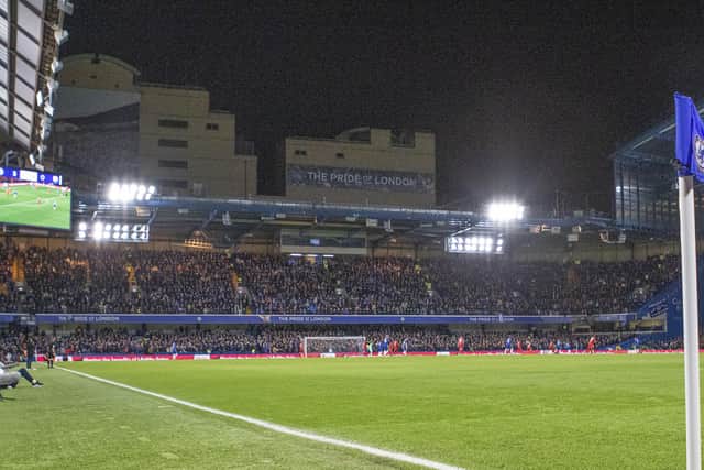 6,000 Chesterfield fans at Chelsea in the FA Cup third round last season.
