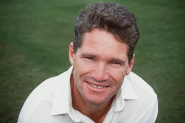 Former Derbyshire County Cricket captain Dean Jones, pictured in April 1996. Credit: Mark Thompson/Allsport UK