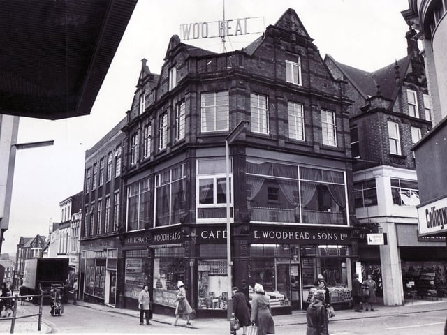 Woodheads Cafe occupied a great spot in the town centre - and plenty of people will have stopped here for a break over the years.