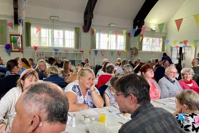 MacIntyre Community Roast Dinners at Swanwick Memorial Hall, Old Whittington offer the opportunity to meet new people and make new friends.