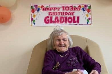 Happy 103rd birthday, Gladys!