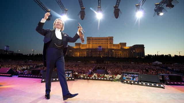 André Rieu istars n Together Again film. Photo by Andre Rieu Productions/Marcel van Hoorn