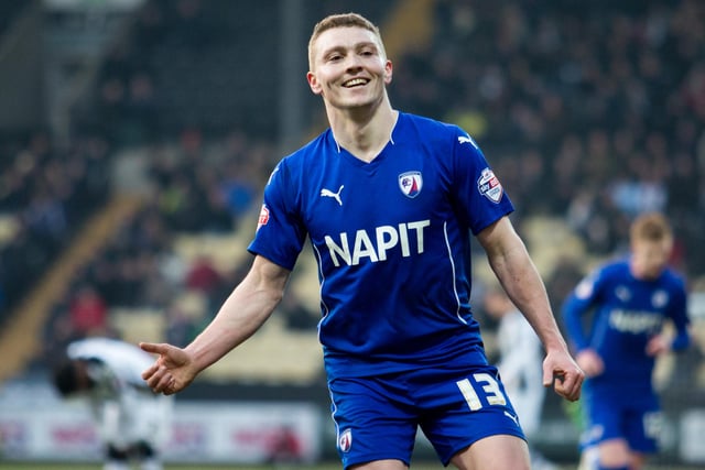 Caolan Lavery delighted after scoring on his Chesterfield debut in 2015.