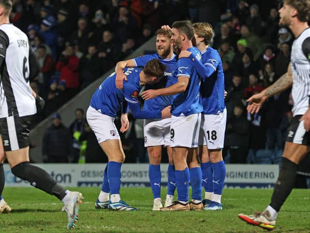 Chesterfield are 16 points clear at the top of the table.