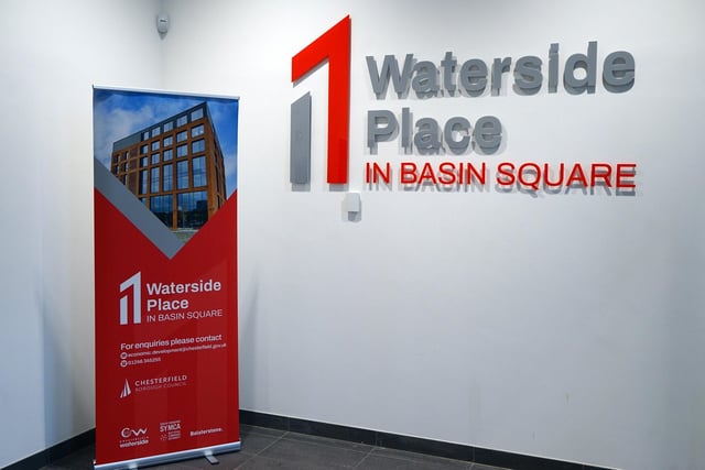 One Waterside Place is part of a wider £340 million scheme to regenerate Chesterfield town centre.