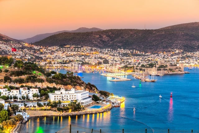 Bodrum will be slighter cooler than Peterborough on Friday, with the popular holiday destination forecast to be 30C (Photo: Shutterstock)