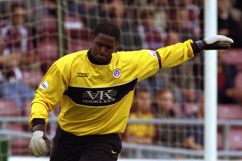 How many of you remember Nathan Abbey? The goalkeeper only played a season for Chesterfield, but it was a good one. He was an ever-present during the 2001/02 season and  won the Chesterfield Player of the Year Award. He then left after failing to agree a new contract.
