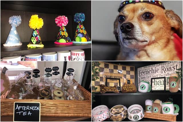 Barkworthy Dog Emporium at Theatre Yard, Chesterfield, offers a range of treats to pamper your pet on its birthday.