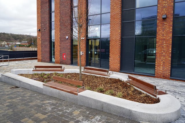 Public realm improvements and landscaping work also took place as part of the development.