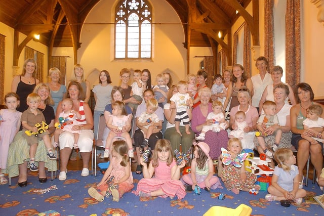 A toddler fundraiser at St John's Church in Ashbrooke 14 years ago. Who can tell us mor?