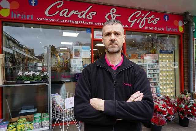 Dronfield businessman Carl Dunne says he feels ‘let down’ by the police response to a theft at one of his shops.