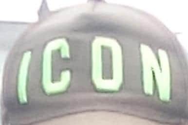 The search continues for Logan Folger's stolen belongings - including this ICON cap.
