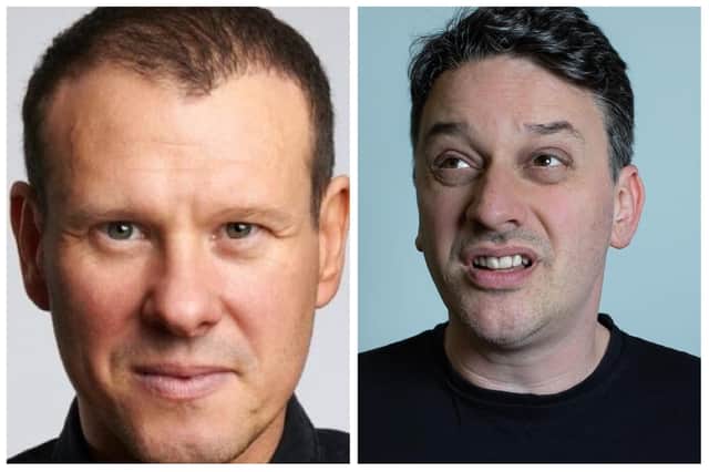 Maff Brown and Alex Boardman will be raising the laughs at Derby Rugby Club on October 28, 2022.