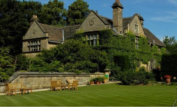 Fischers at Baslow Hall is an Edwardian manor house containing two dining rooms where "menus offer a mix of classic and more original modern dishes."
