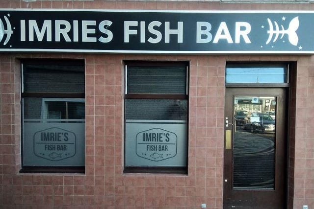 Imries Fish Bar, 2 South St, Leven.