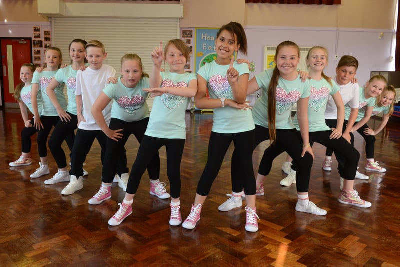 Jarrow Cross C of E Primary School dance troupe which won the regional final of the Big Dance Off competition in 2015. Recognise anyone?