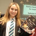 Tallulah Kestle, 13, picked up the inaugural the Eunice Newton Award, when Shirebrook Academy hosted an ACET Oscars event, which rewards students for their hard work, academic prowess and contribution to school life