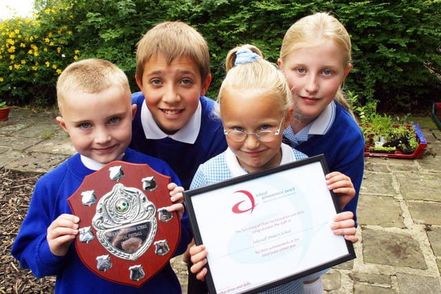 Inkersall primary school achievement award.