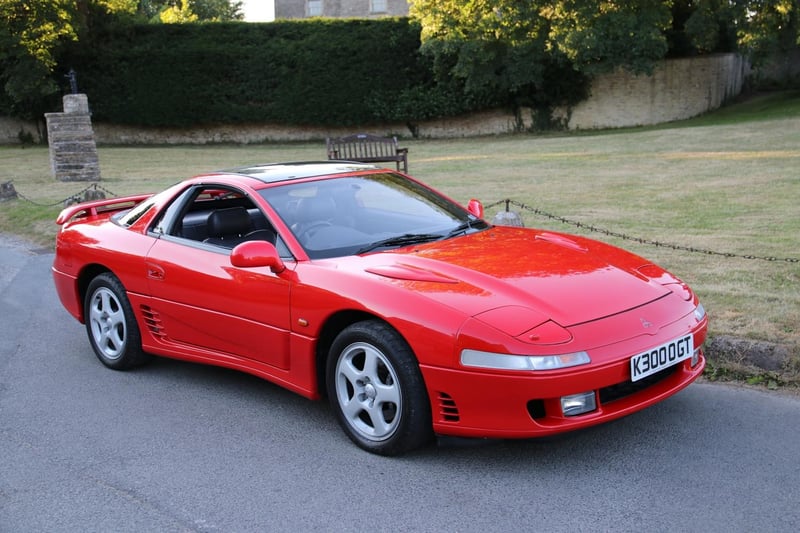 The 1990s successor to the Starion, the 3000GT packed a more serious punch with a twin-turbo 3.0-litre V6 putting out an official 276bhp, and far more technology, with four-wheels-steering, active aero and electronically controlled suspension. This pre-facelift model retains the always-cool pop-up headlights and is, according to the auction listing "probably the best, all-original, utterly healthy and usable example you are ever likely to find".