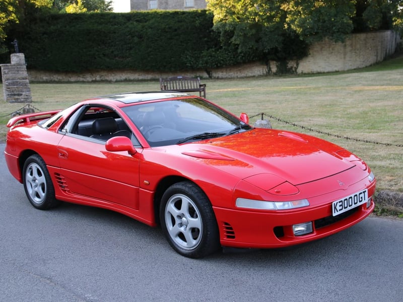 The 1990s successor to the Starion, the 3000GT packed a more serious punch with a twin-turbo 3.0-litre V6 putting out an official 276bhp, and far more technology, with four-wheels-steering, active aero and electronically controlled suspension. This pre-facelift model retains the always-cool pop-up headlights and is, according to the auction listing "probably the best, all-original, utterly healthy and usable example you are ever likely to find".
