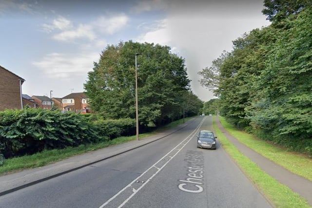 There will also be a speed camera on Chesterfield Road this week.