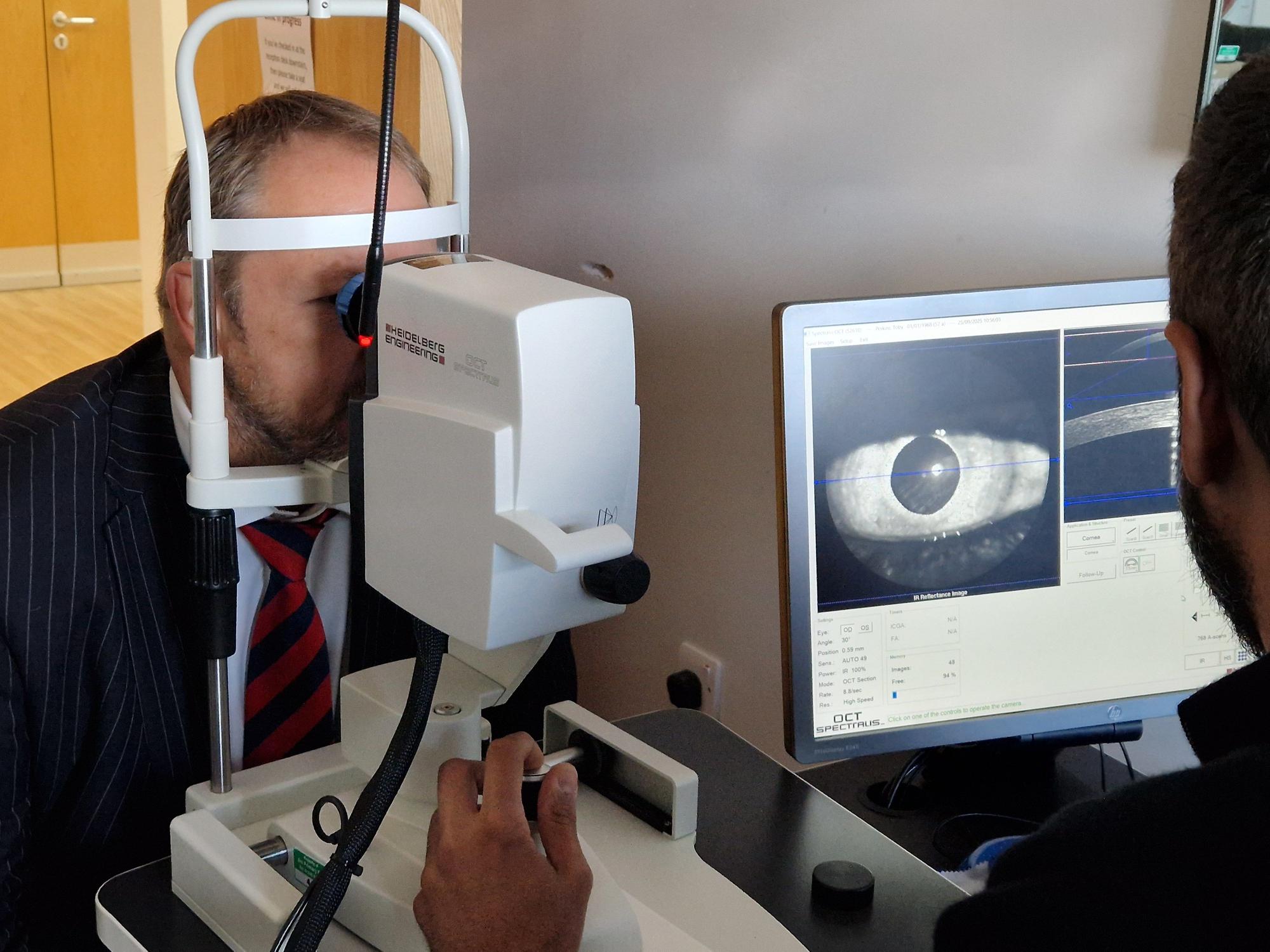 MP visits Community Eye Care Service to highlight importance of eye ...