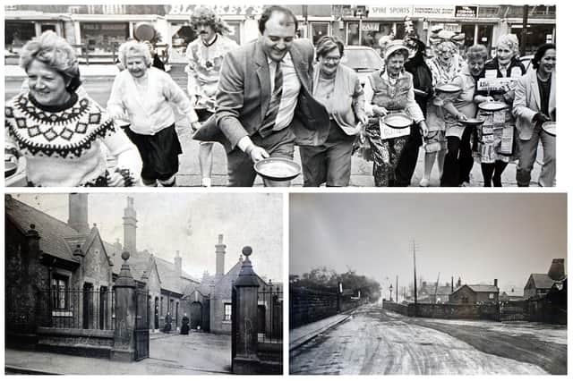 Beetwell Street, Boythorpe Road and Saltergate, pictured clockwise from top.