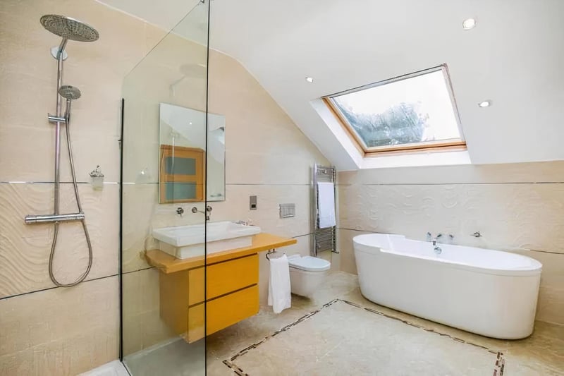 This is one of four bathrooms in the property, perfect for a family.