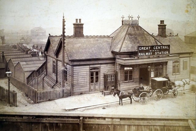 Great Central Station Chesterfield in the 1900s