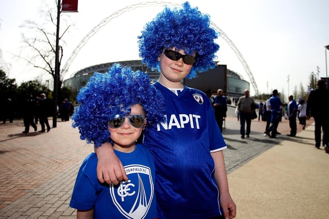 The calm before the storm for these two ahead of kick-off at Wembley Stadium.