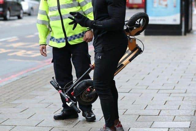 E-scooters were a popular gift last Christmas - and Derbyshire police have now issued a warning about them.