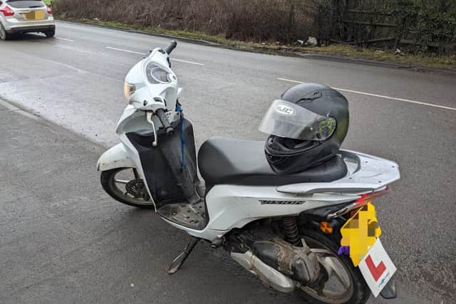 A biker, who has been cutting drivers up and flipping the bird, has been stopped by Derbyshire police in Ripley