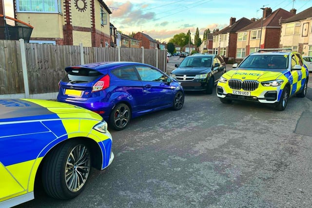 On Friday, May 27, the Derbyshire Armed Response Unit tweeted: “ Derby - stolen cloned Fiesta fails to stop for our south armed response vehicle and roads policing unit. Lengthy pursuit and the vehicle is found abandoned. Leaves a car full of forensics behind.”