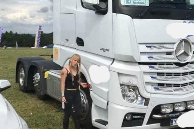 For the last seven years Hayley has been driving various lorries.