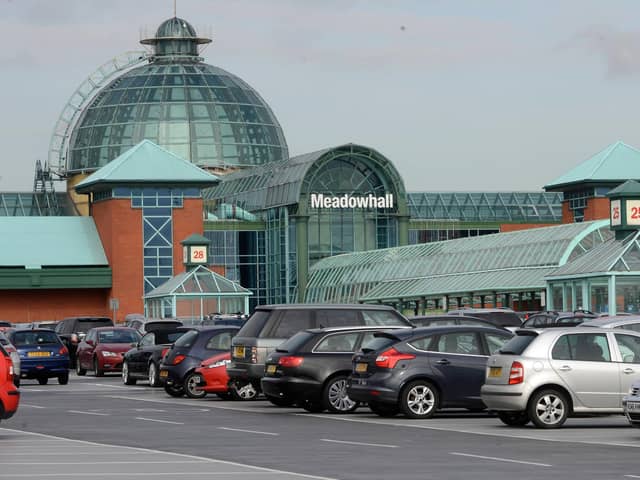 Meadowhall has 12,000 parking spaces. Picture: Dean Atkins.
