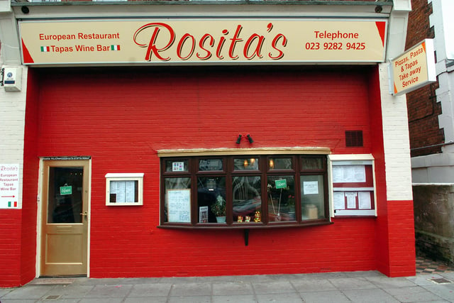Do you remember Rosita's in Albert Road? Here it was in 2006.