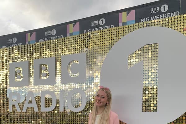 Georgie Mills took to the stage at BBC Radio 1's Big Weekend as she warmed up crowds before headliner Ed Sheeran
