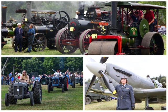 Sights that greeted visitors to Cromford Steam Rally (main photo and bottom right photo by Jason Chadwick; bottom left photo by Nick Rhodes).