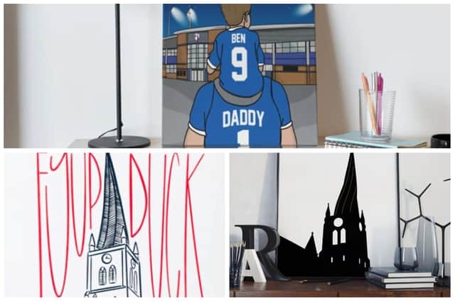 Check out the range of Chesterfield-themed artwork by independent sellers on the Etsy website.