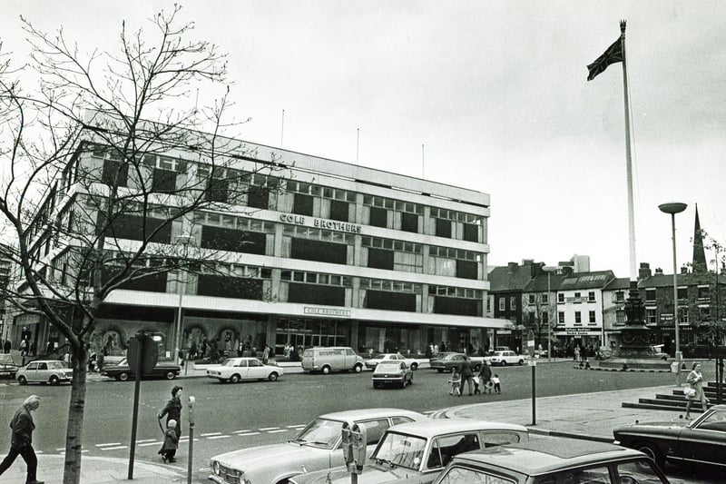 Cole Brothers, Sheffield in 1973 - this building only opened a decade earlier