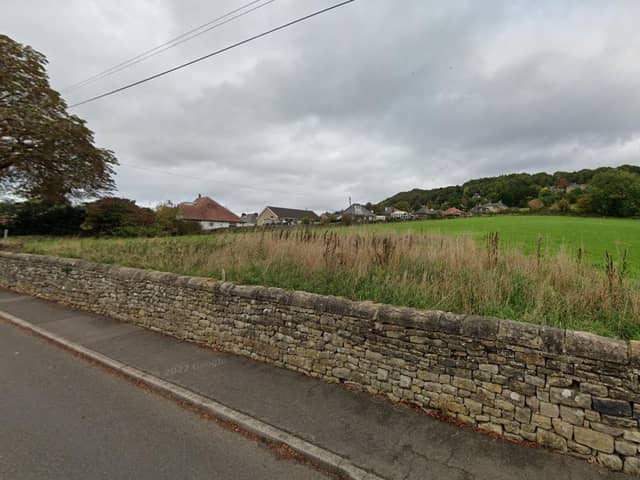 The proposed site of 37 homes in Old Hackney Lane, Matlock. Image from Google.