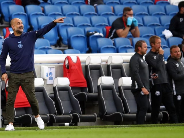 Man City have joined Brighton in the race to sign Pogoń Szczecin’s teenage midfielder Kacper Kozłowski. (TVP Sport)
(Photo by JULIAN FINNEY/POOL/AFP via Getty Images)